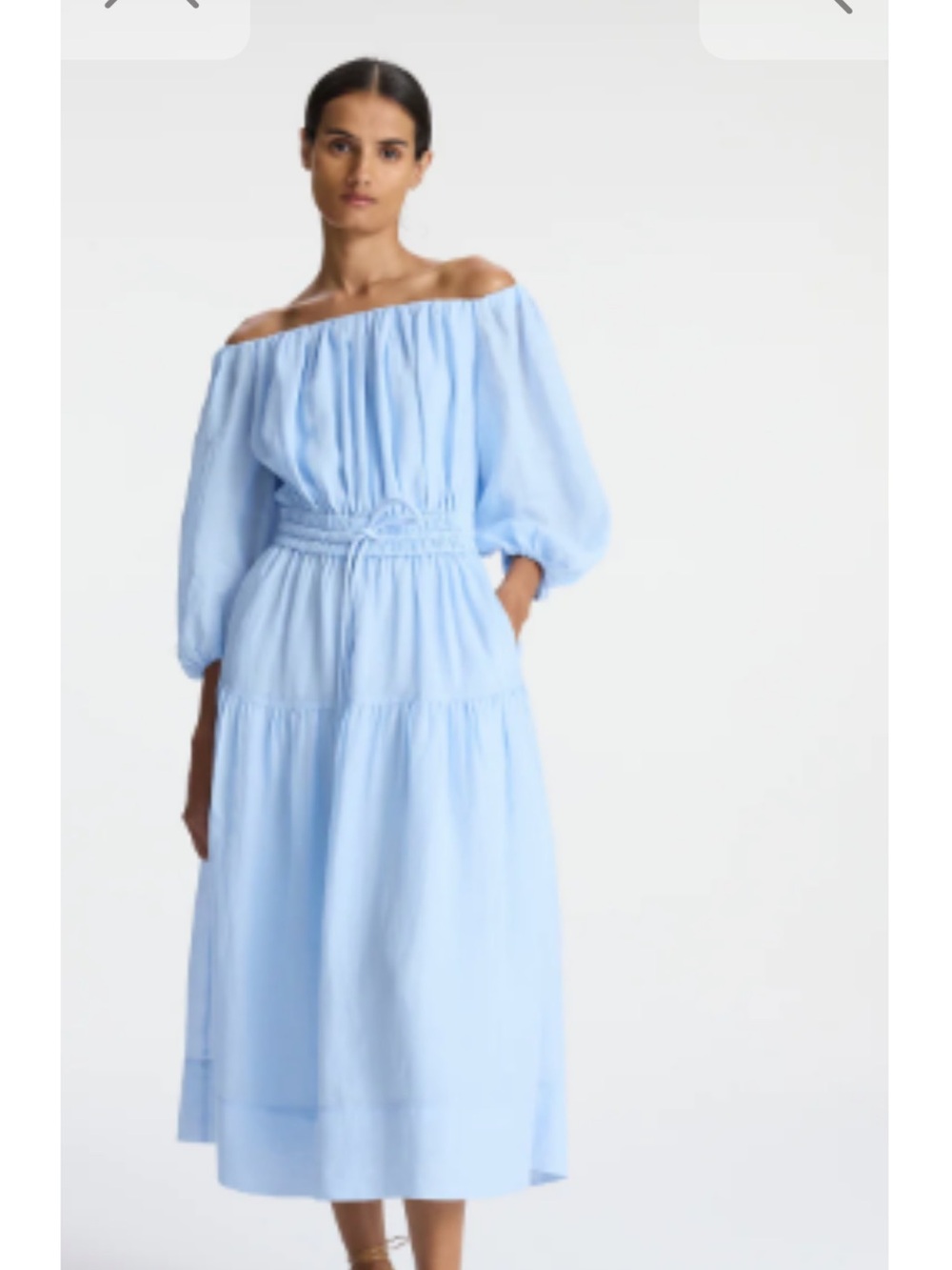 ALC - Indy Off Shoulder Midi Dress, size 4